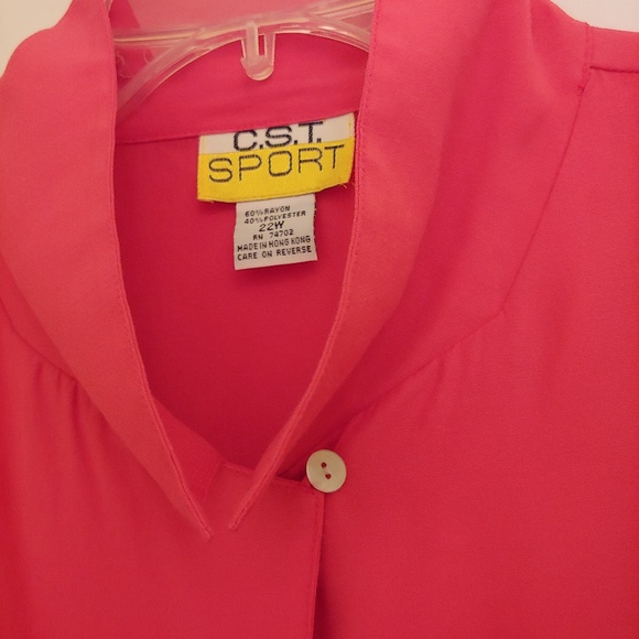 CST Sport Woman's Front Button Blouse - Picture 4 of 6